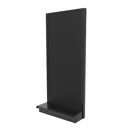 Lozier Gondola Wall Display Starter, Black 36W 84H 13D P383S-ST